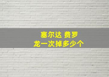 塞尔达 费罗龙一次掉多少个